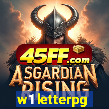 w1 letterpg